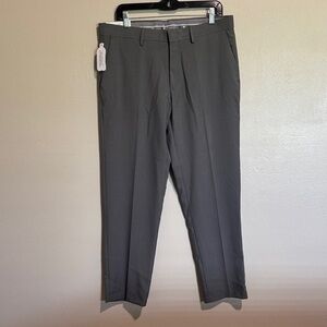 Men’s Haggar Straight Fit Gray Trousers